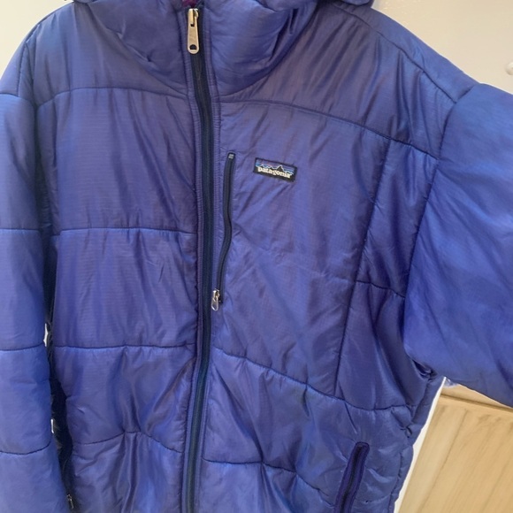 Patagonia Rare Vintage 1993 Das Parka Cobalt Blue Purple  Puffer Coat M - Picture 9 of 15
